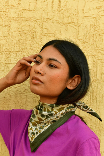 Petit foulard N°115 Vert