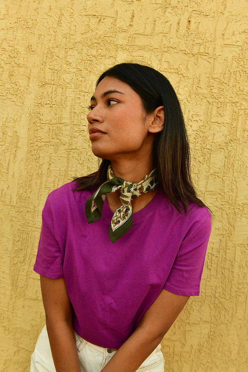 Petit foulard N°115 Vert