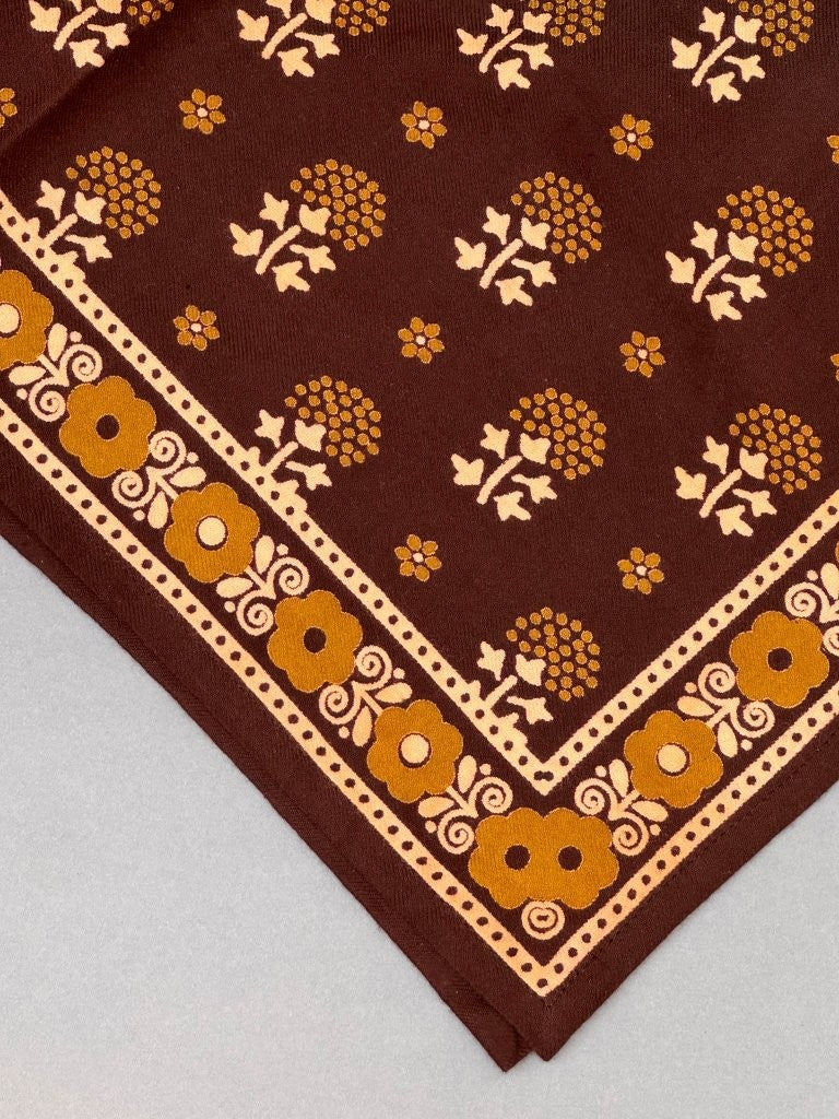 Petit foulard ANASTASE chocolat