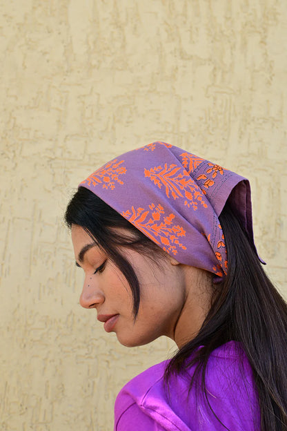 Petit foulard GALATIE flame