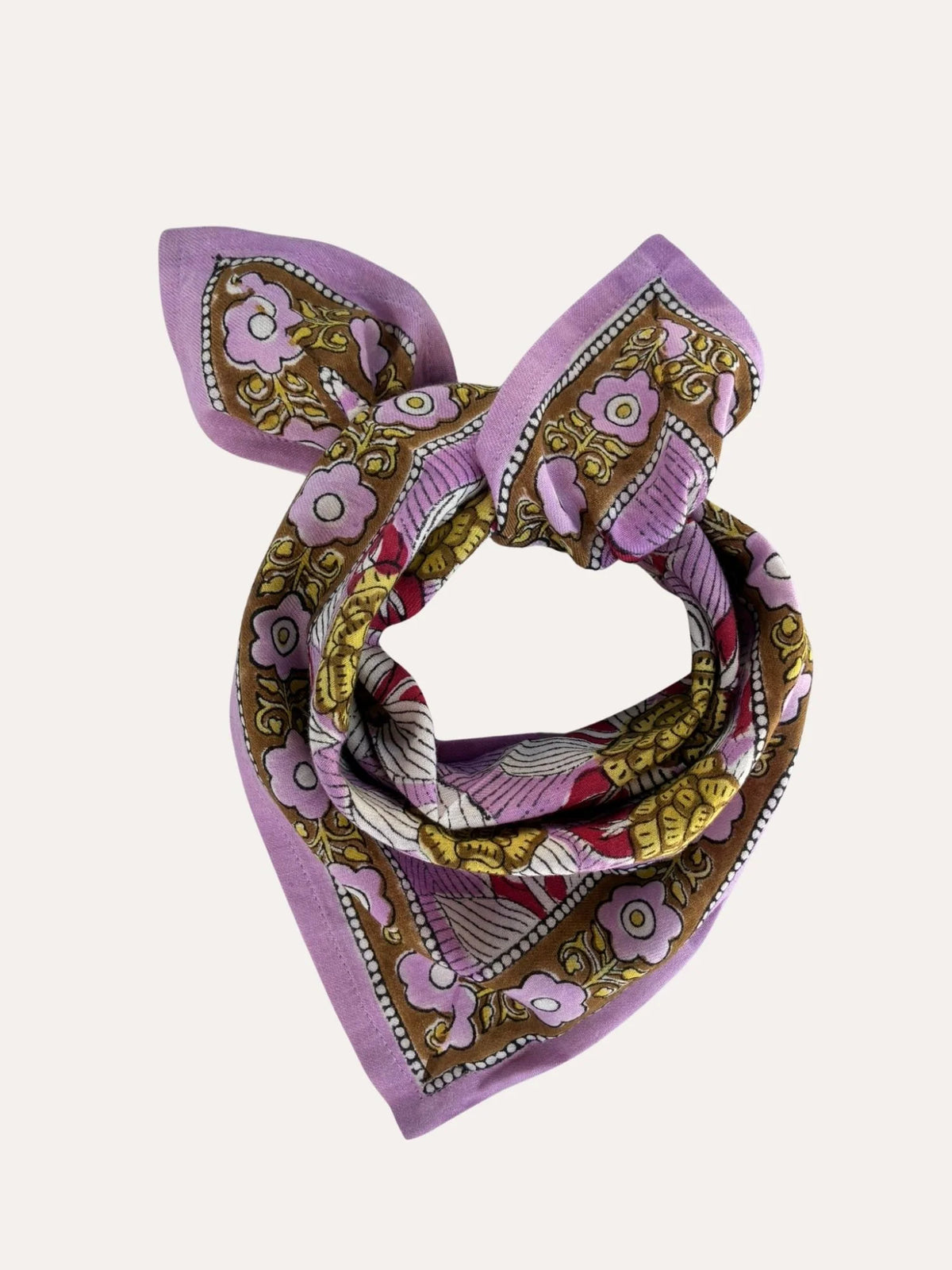 Petit foulard PÉNÉLOPE lilas