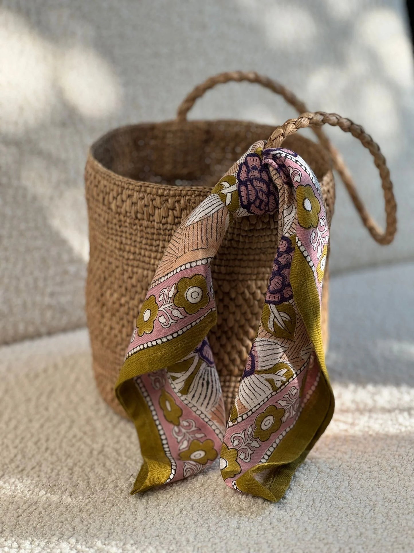 Petit foulard PÉNÉLOPE myrtille