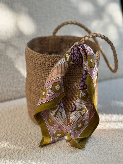 Petit foulard PÉNÉLOPE myrtille