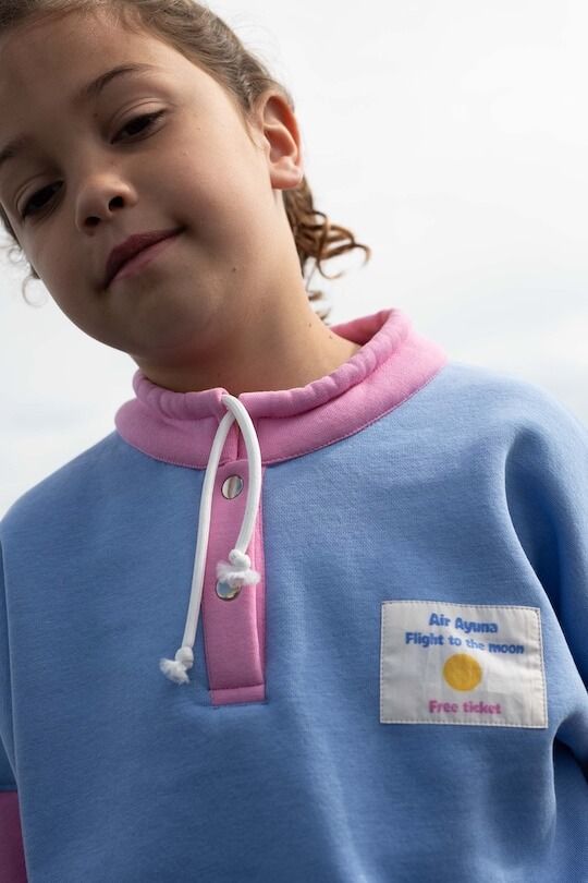 Sweat kids RETRO 90's bleu