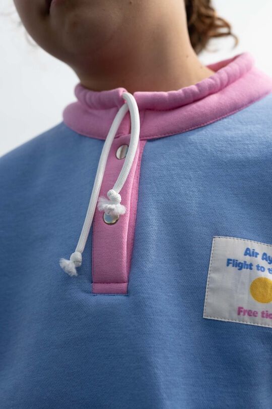 Sweat kids RETRO 90's bleu