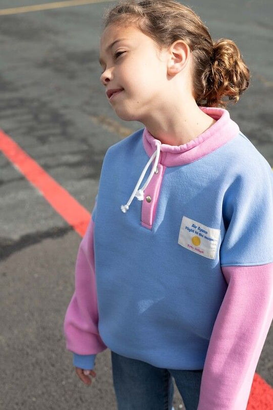 Sweat kids RETRO 90's bleu