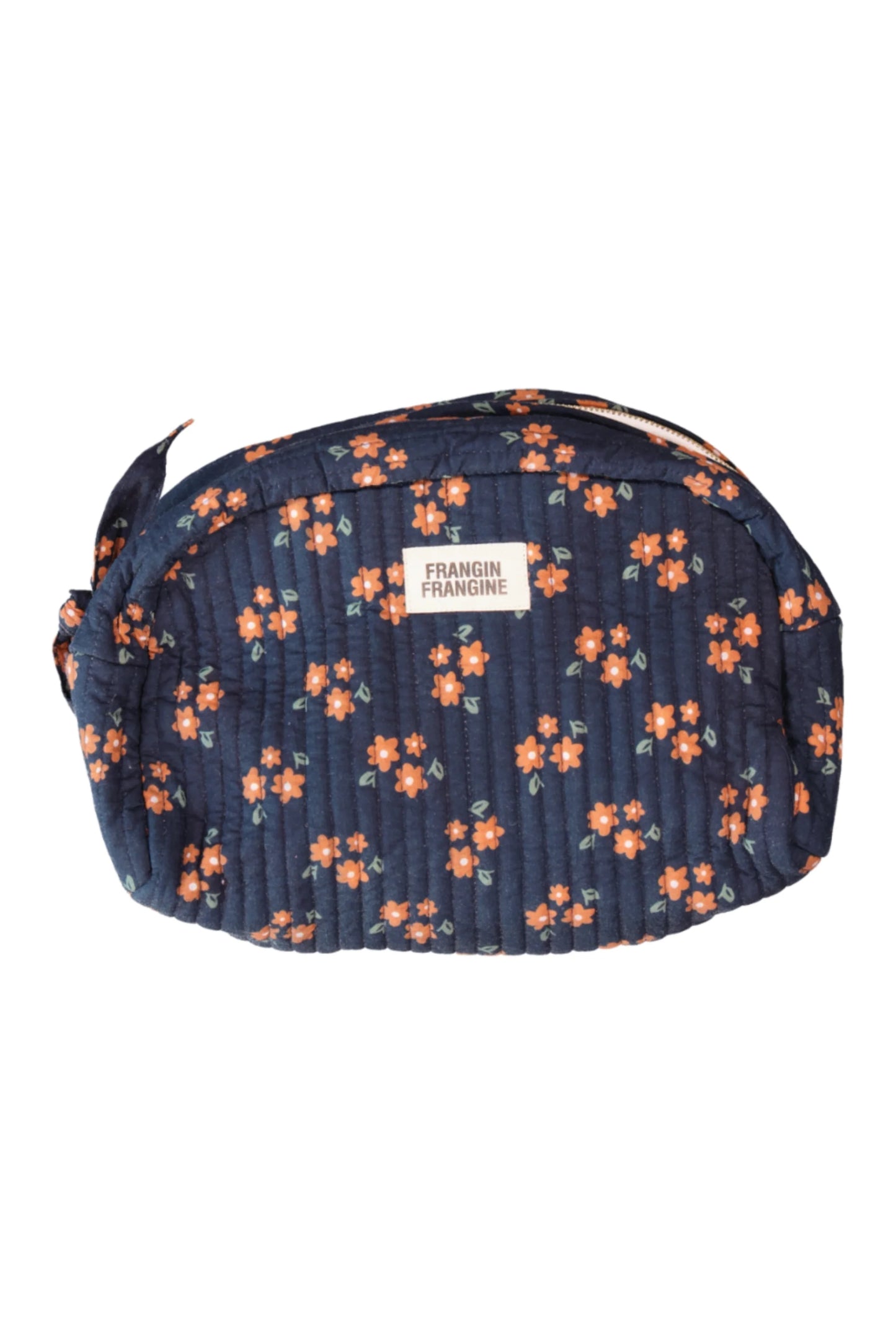 Trousse de toilette PAULETTE fleurs marine