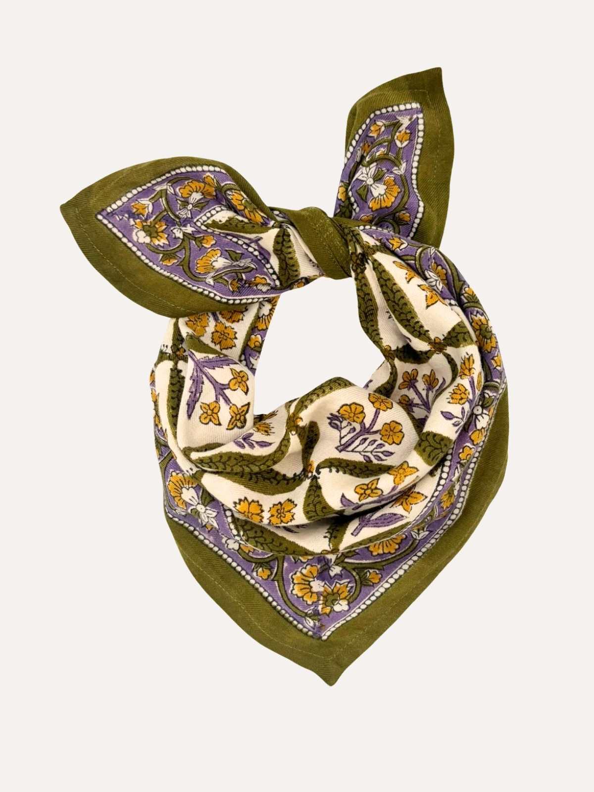Petit foulard ZÉNON vert