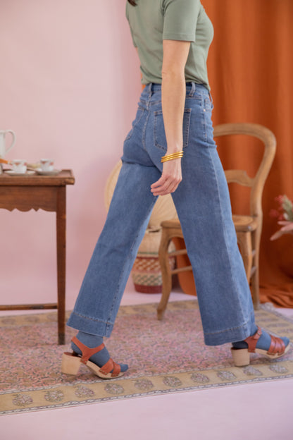 Jeans WINDY wide denim moyen