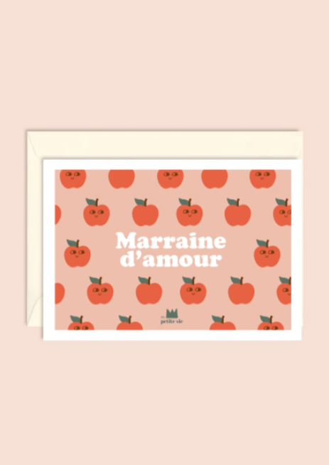 Carte postale MARRAINE D'AMOUR