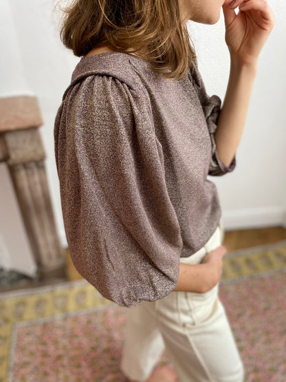 T-shirt AUBERGINE