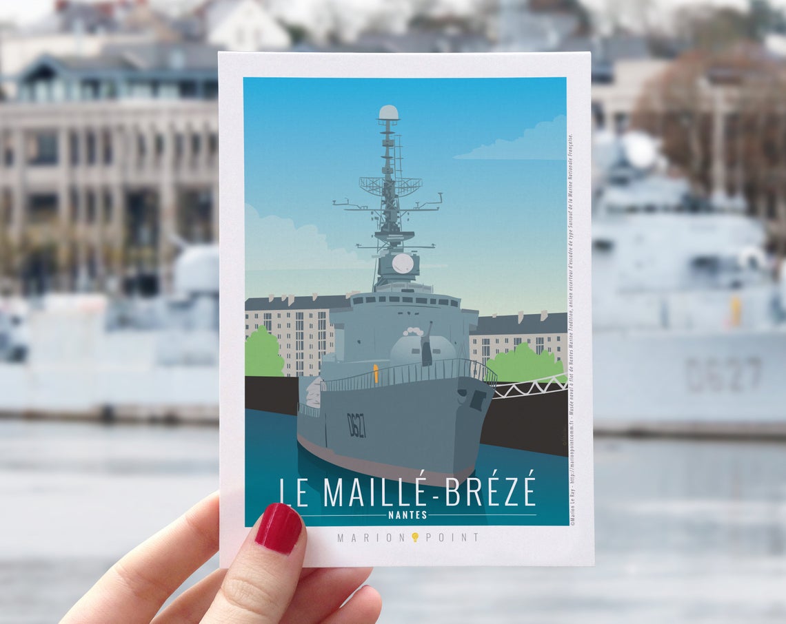 Carte postale LE MAILLÉ BRÉZÉ